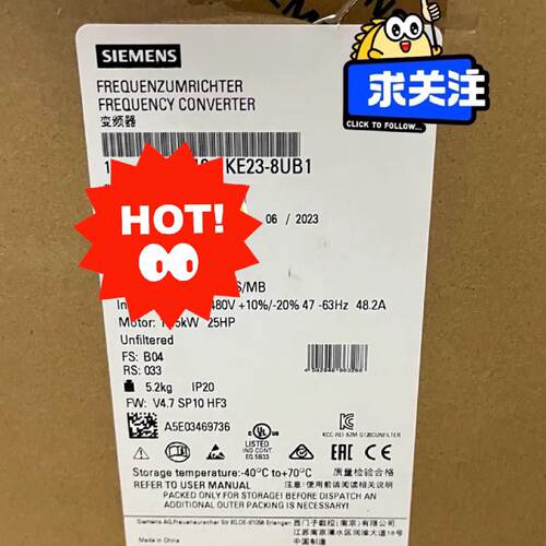 【询价】6SL3210-1KE23-8UB1适用