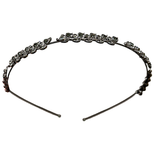 黑色细款水钻发箍女2026新款高级感压发发卡超仙气质复古头饰头箍