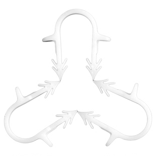 绿羽地暖管U型卡钉塑料固定水地暖管电缆家用16 20倒刺卡扣卡丁