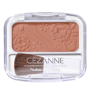 日本Cezanne倩丽腮红小花单色珠光倩诗丽橘色哑光胭脂18自然显色