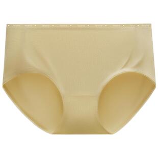 红豆女莫代尔无痕内裤纯棉抗菌裆中腰裤头隐形女生薄款透气三角裤