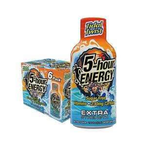 美国进口5-hourENERGY维生素B3补充剂加强版能量饮料【临期特惠】