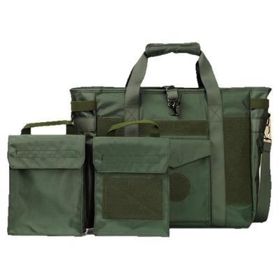 0211珠海航展飞行员头盔空勤携行包航空登机挎包手提作业多功能包