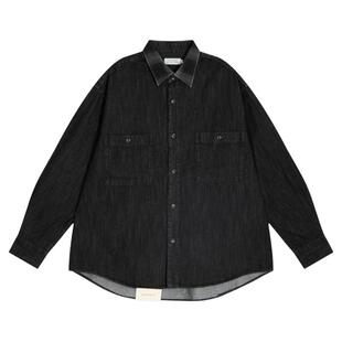 niko and ...NKJ牛仔衬衫男女同款26秋新款工装撞色外套823354