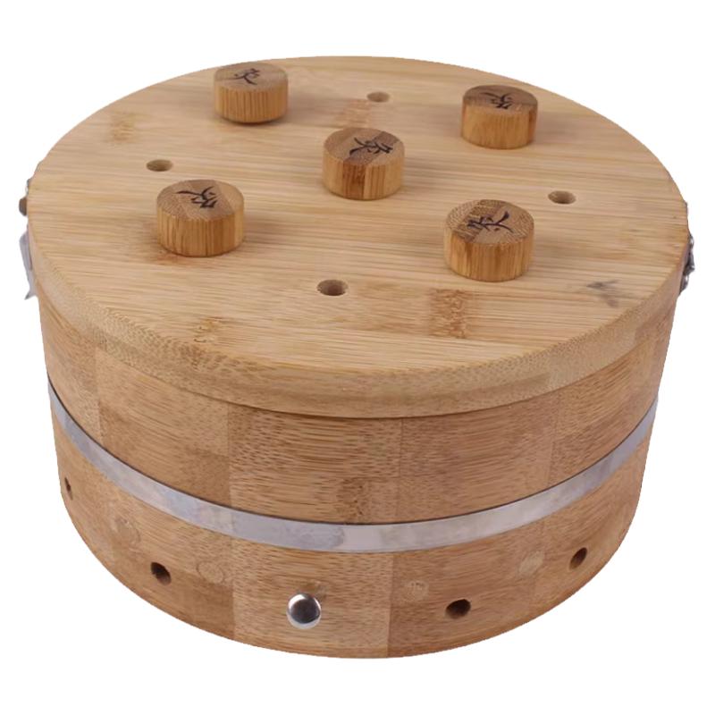 无烟艾灸盒子家用腰腹部隔姜艾灸工具艾我康悬灸器具随身灸艾灸罐