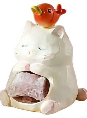 猫猫pal水晶盲盒小猫咪摆件招财