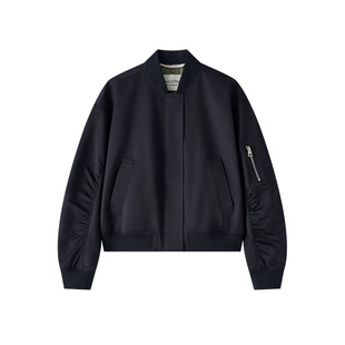 【自营】Marc O'Polo2025秋季新款短款时髦棒球领飞行夹克外套女