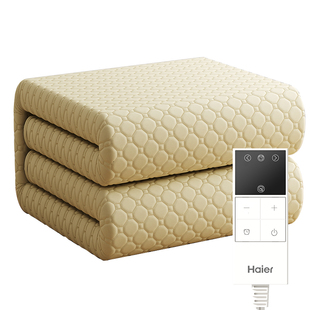 海尔石墨烯电热毯单双人双控学生宿舍家用除螨电褥正品官方旗舰店
