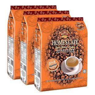 马来西亚怡保原装进口故乡浓三合一速溶白咖啡榛果味600g袋装