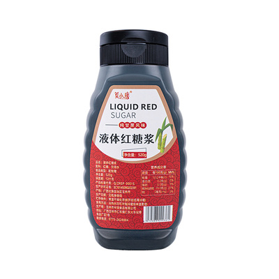 莫小唐古法纯甘蔗液体红糖冰粉专用老红糖糍粑糖浆凉糕红糖水食用