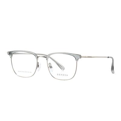 新款施洛华商务半框钛架眼镜男款近视可配散光度数镜片 SC772