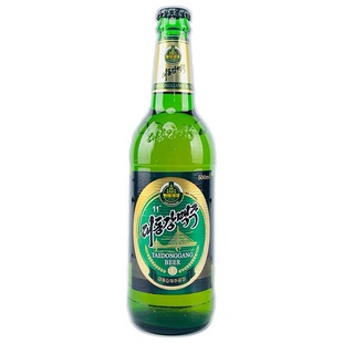 新日期大同江金1号啤酒 朝鲜啤酒1号 平壤进口清爽拉格 500ml包邮