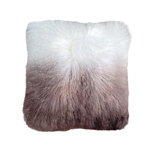 Texdream态度 滩羊毛真皮草抱枕ins轻奢高档样板房沙发床头靠枕套