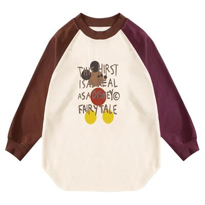 女童卫衣纯棉中长款儿童女孩上衣