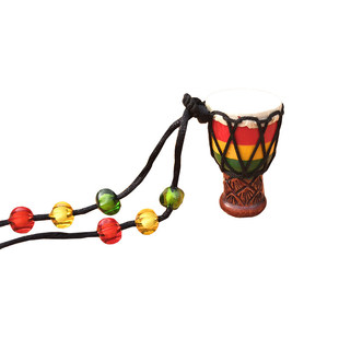 手鼓配件项链吊坠挂件鼓非洲鼓手铃背带沙蛋沙锤果壳手铃防水鼓包