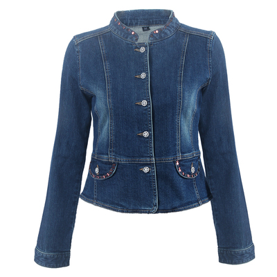 牛仔外套女人味洋气流行高级修身