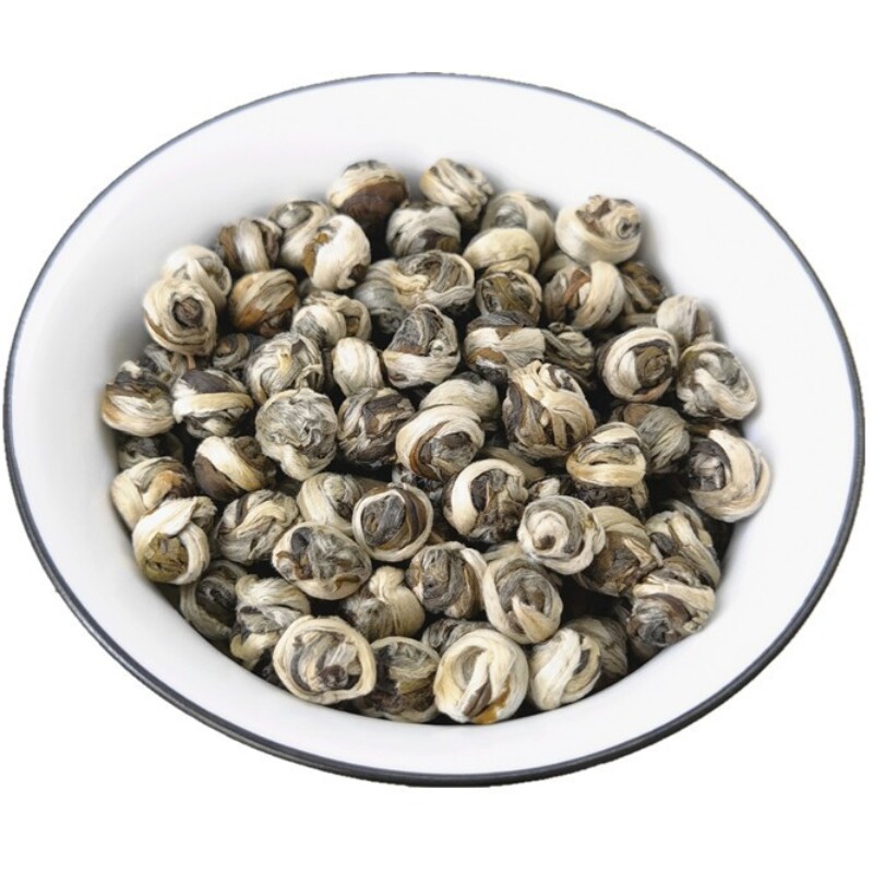茉莉白浓香型绣球500g散装龙珠茶