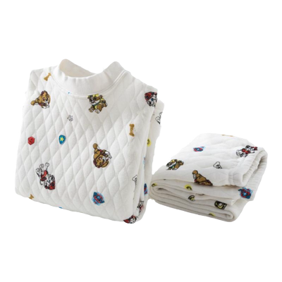 三层全棉内衣套装嗒酷啦男