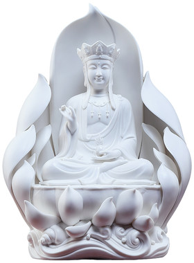 陶瓷地藏王菩萨佛像摆件家用供奉