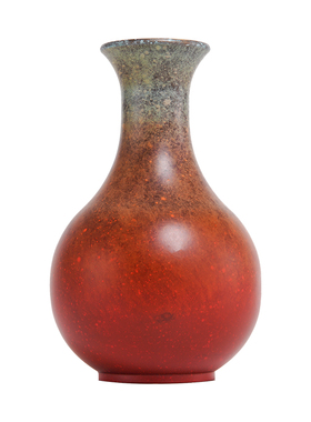 铜花瓶摆设《浮翠流丹》