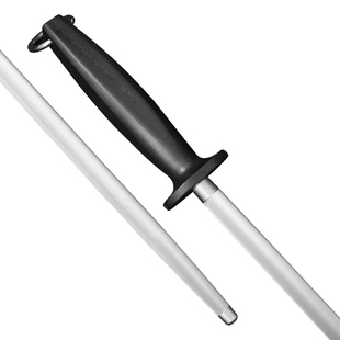 磨刀棒商用专业正品超细屠夫高级碳钢钨金纹挡刀棍卖肉专用磨刀棍