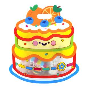 可爱卡通儿童生日蛋糕礼品袋零食包装袋幼儿园礼物袋手提自封袋