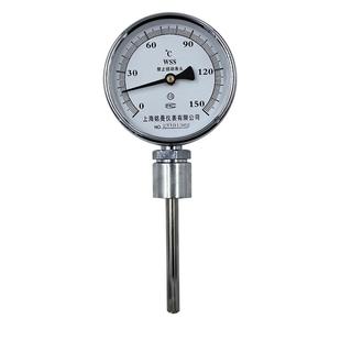 双金属温度计wss411不锈钢温度表指针式耐高温锅炉管道工业温度计