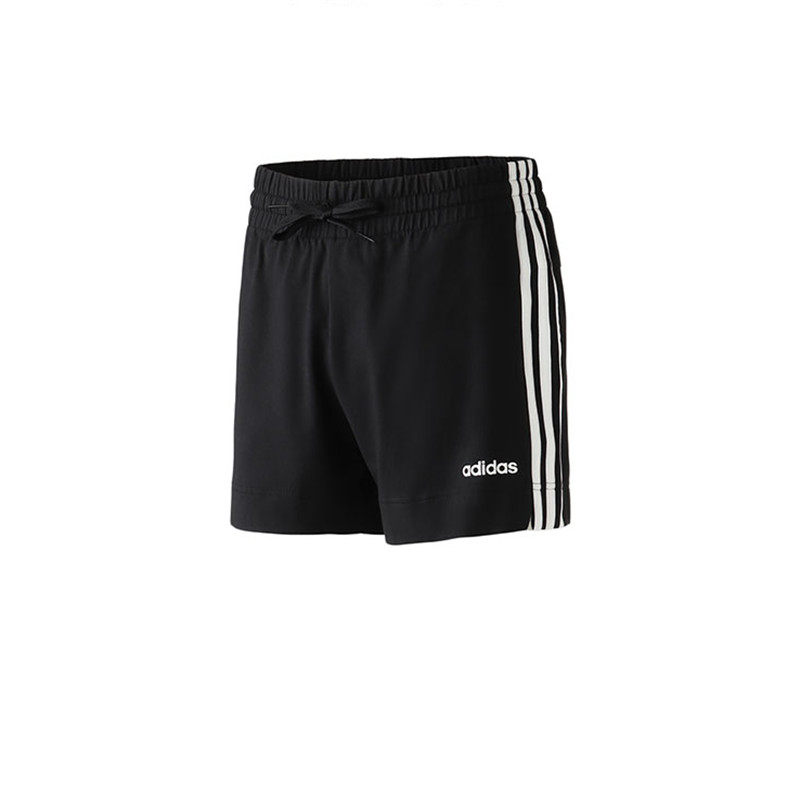 阿迪达斯/Adidas 三叶草女经典黑白五分裤学生运动休闲短裤DP2405