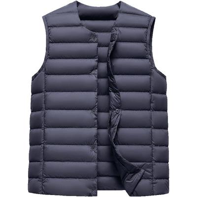 雪中飞内搭外穿羽绒马甲轻暖背心