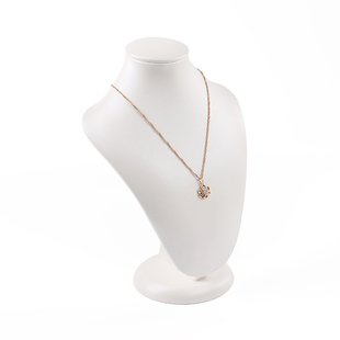 项链展示架脖子翡翠玉器珠宝展示道具柜台首饰架模特颈模项链挂架