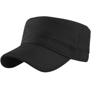 男士休闲冒子中老年人男单帽2026新款老人男式帽子春秋平顶帽男款