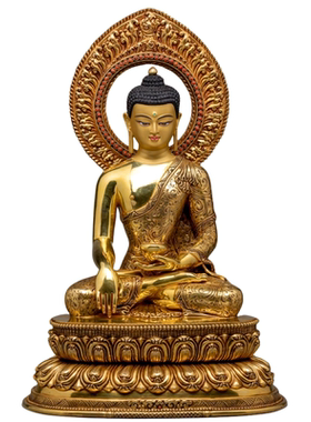 释迦牟尼佛佛像尼泊尔释迦族手工