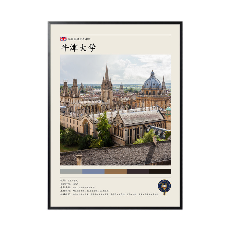 世界名校装饰画清华北大挂画