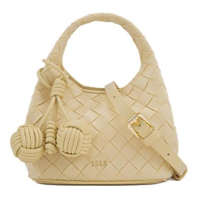 ELLE编织水桶包手提菜篮子斜挎包