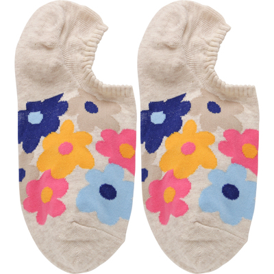 GLALALANE韩国代购雏菊花朵船袜