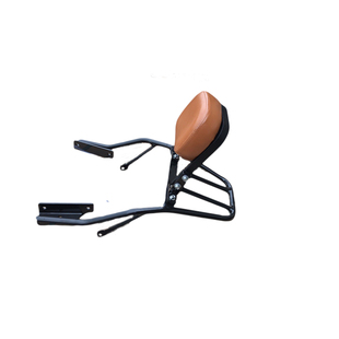 适用于本田鸷道CB190SS改装靠背货架边包支架复古挂包后尾架扶手