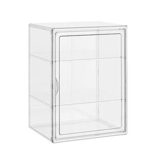 展示盒模型手办收纳盒盲盒亚克力乐高柜娃娃透明收纳架毛绒玩具箱