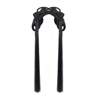 汉服头饰假发女一体式发箍软发髻古装配饰盘发造型古风发包发饰