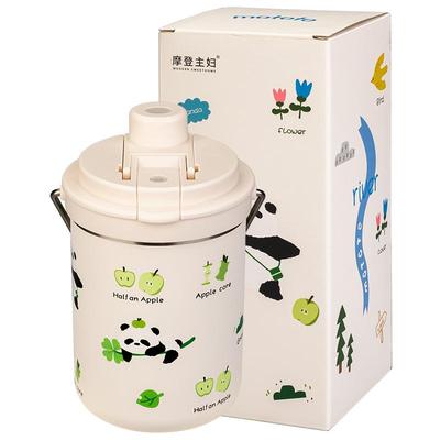 摩登主妇mototo熊猫保温杯女水杯