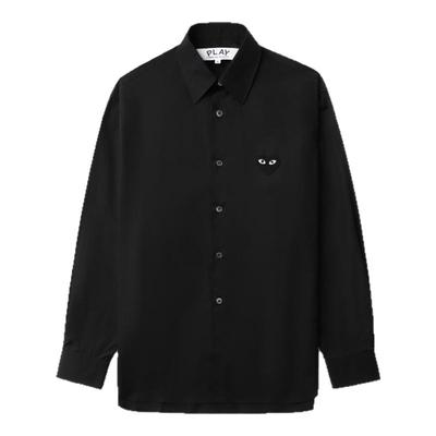 IT纯色翻领长袖衬衫时尚通勤