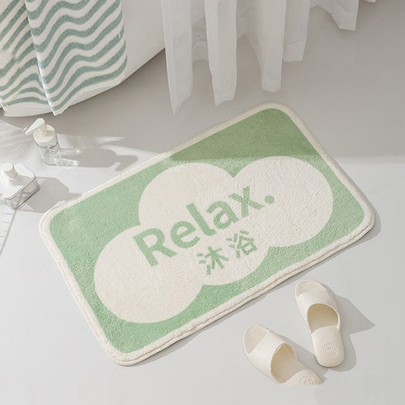 洗洗睡吧仿羊绒浴室门口速干吸水吸水玄关入户门卫生间防滑垫地垫