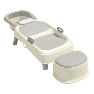 IUU儿童洗头发躺椅宝宝洗头床大号折叠成人家用孕妇月子洗头神器