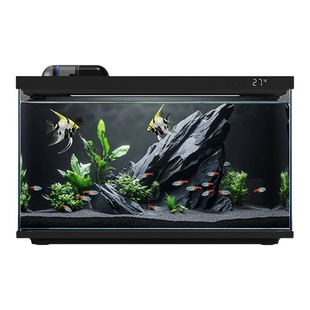 森森智能鱼缸小型客厅过滤一体机造景生态循环超白桌面水族箱新款