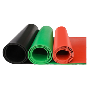 高压绝缘胶垫配电房10kv橡胶板配电室地垫5m耐磨减震工业黑色胶皮