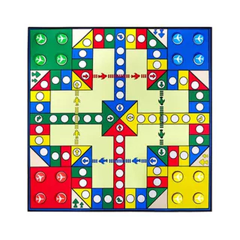 【超大加厚版】飞行棋地毯水晶绒