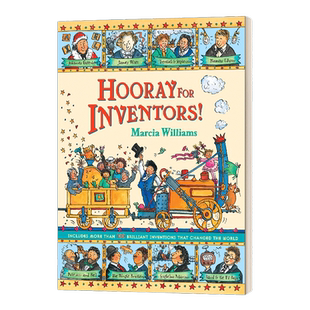 英文原版 Hooray For Inventors! 为发明家万岁! 儿童科技主题漫画 Marcia William 英文版 进口英语原版书籍