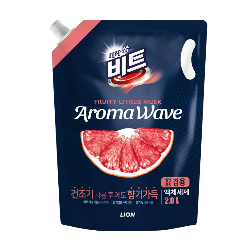 韩国希杰CJLION狮王碧特中性香水洗衣液粉香味持久留香除螨抗菌