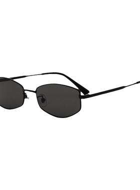 ZIPPO新款欧美复古小框墨镜女方圆脸太阳眼镜高级感网红韩版7246