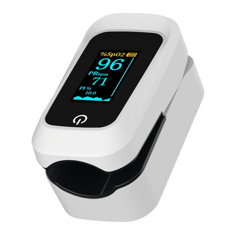 德国血氧仪指夹式氧饱夹家用指尖血氧饱和度心率指脉氧医用检测仪