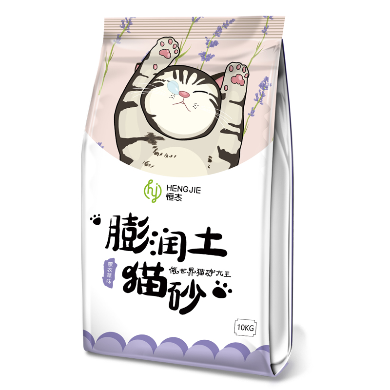 恒杰10公斤膨润土猫砂无味结团
